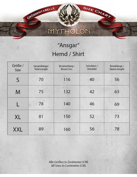 Chemise pirate large modèle Ansgar,...