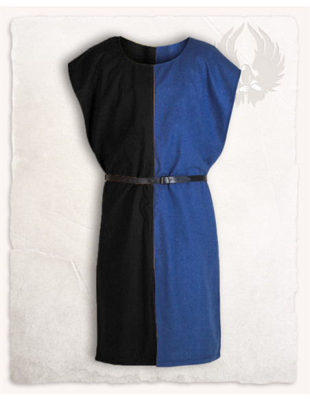 Tabard bicolore noir-bleu, modèle Ignaz