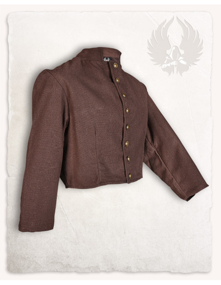 Veste pirate en coton Peary, marron