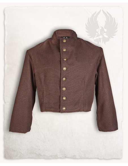 Veste pirate en coton Peary, marron