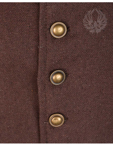 Veste pirate en coton Peary, marron
