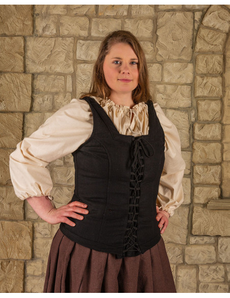 Corsage médiéval modèle Ursula en...