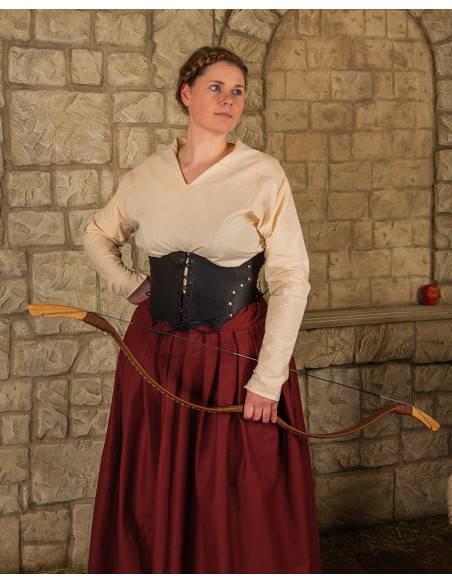 Jupe médiévale en coton modèle Anna,...