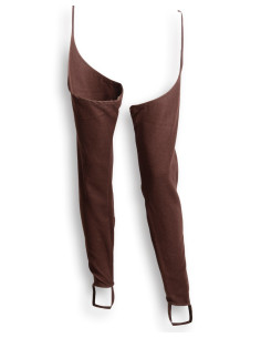 Legging médiéval en laine marron modèle Wolfram