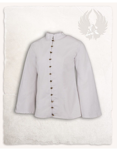 Blouse pirate modèle Kassandra, couleur blanche