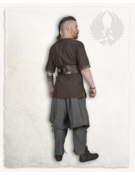 Tunique médiévale motif chevrons...