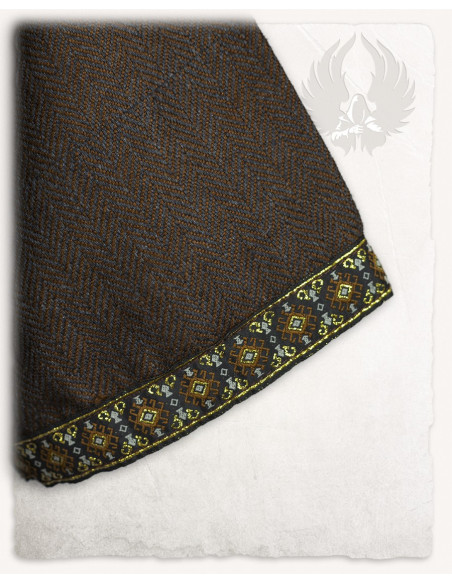 Tunique médiévale motif chevrons...