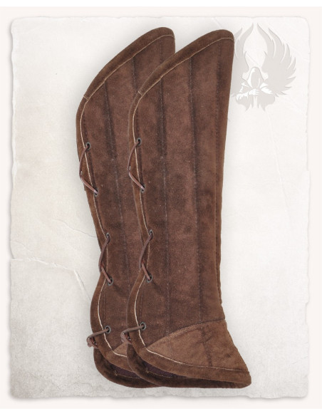 Grèves médiévales en daim modèle...