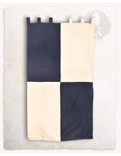 Banderole en coton épais 160 x 75 cm. (bleu crème)