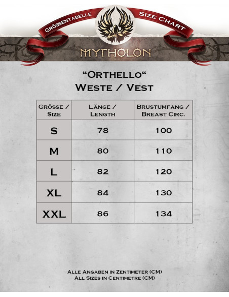 Gilet médiéval en cuir de chamois...