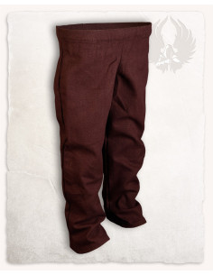 Pantalon médiéval en coton marron modèle Niko (128 cm.)