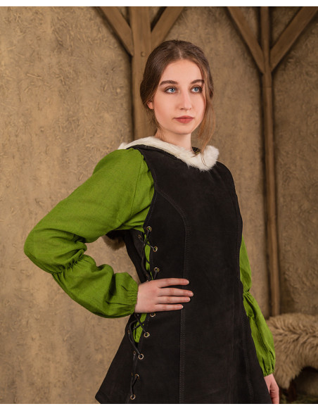 Robe médiévale à capuche modèle...