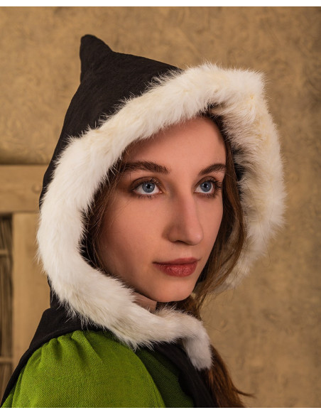 Robe médiévale à capuche modèle...