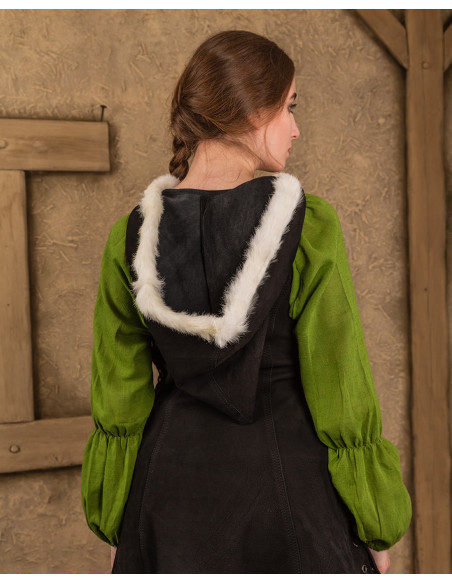 Robe médiévale à capuche modèle...