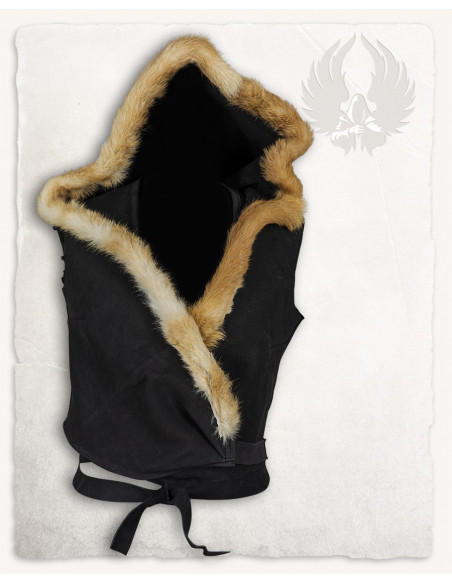 Haut médiéval pour femme avec capuche...