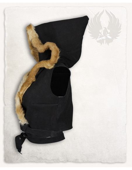 Haut médiéval pour femme avec capuche...