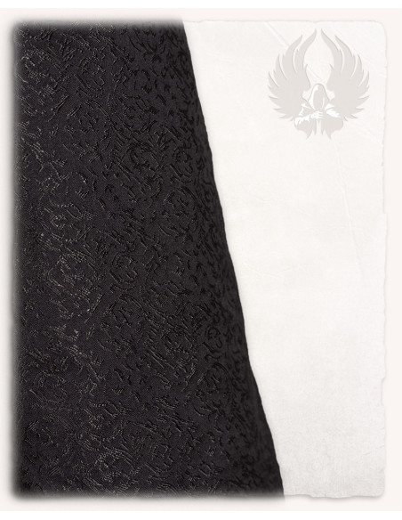 Robe médiévale bordeaux-noir modèle...