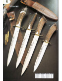 Couteaux Alcaraz avec manche en bois de cerf