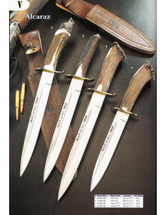 Couteaux Alcaraz avec manche en bois de cerf
