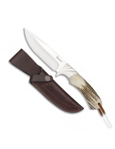 Couteau de chasse Albainox manche cerf
