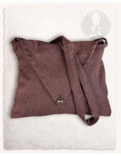 Sac à bandoulière médiéval modèle Helbig, couleur marron 2