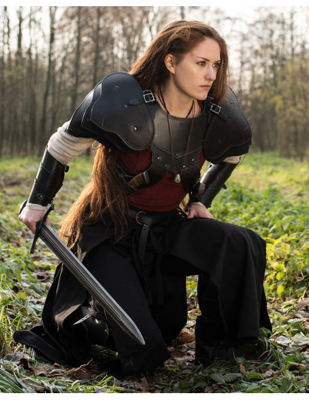 Jupe battle modèle Victor, coloris noir