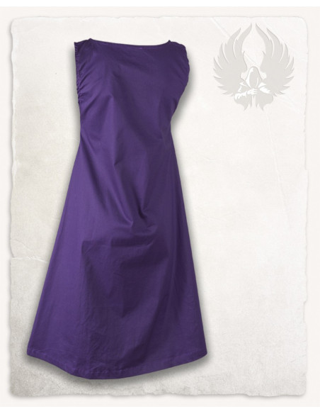 Robe médiévale violette modèle Leandra