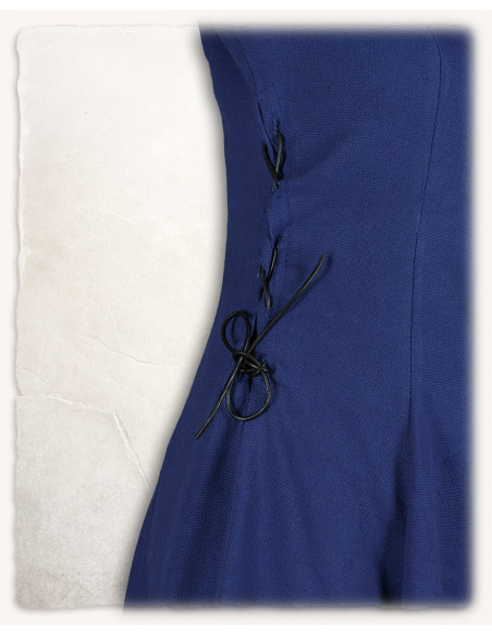 Robe médiévale en coton premium...