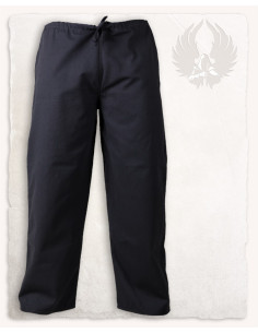 Pantalon médiéval en coton noir modèle Kasimir 2