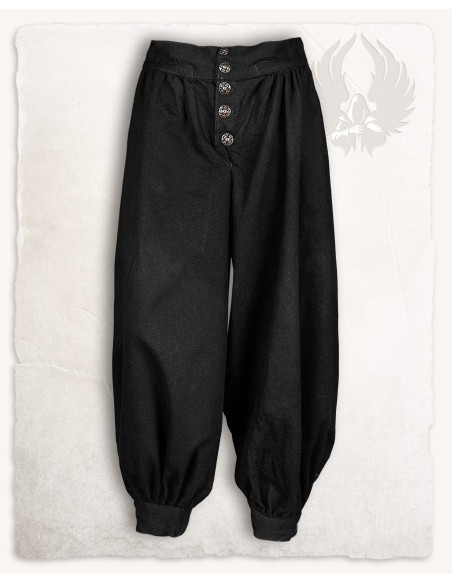 Pantalon large modèle Ataman - noir