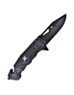 Couteau de sauvetage SCK vert armée (Longueur 20,3 cm.) 2