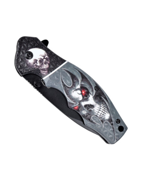 Couteau tactique assisté crânes SCK...