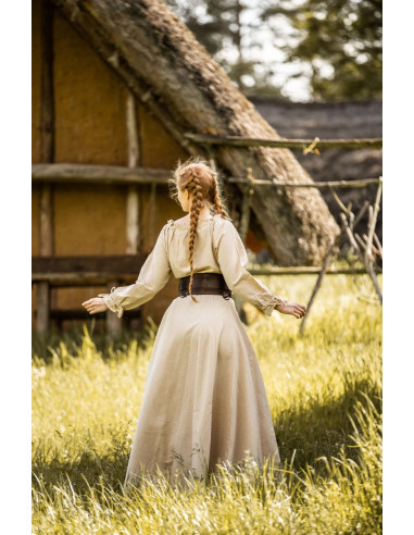 Robe médiévale femme longue modèle Matilde