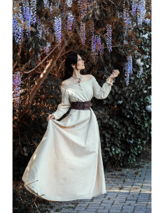 Robe médiévale femme longue modèle Matilde