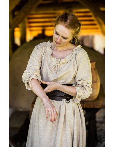 Robe médiévale femme longue modèle Matilde