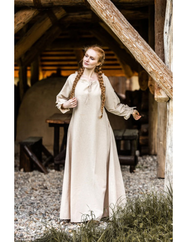 Robe médiévale femme longue modèle Matilde