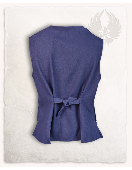 Gilet pirate Fletcher couleur bleu