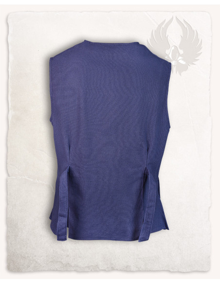 Gilet pirate Fletcher couleur bleu