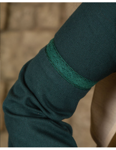 Robe médiévale en coton premium...