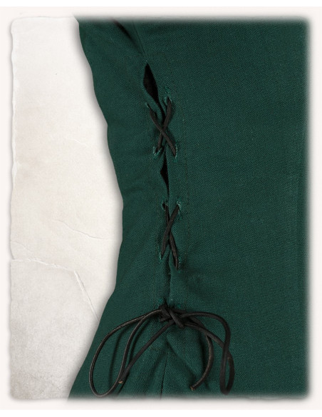 Robe médiévale en coton premium...