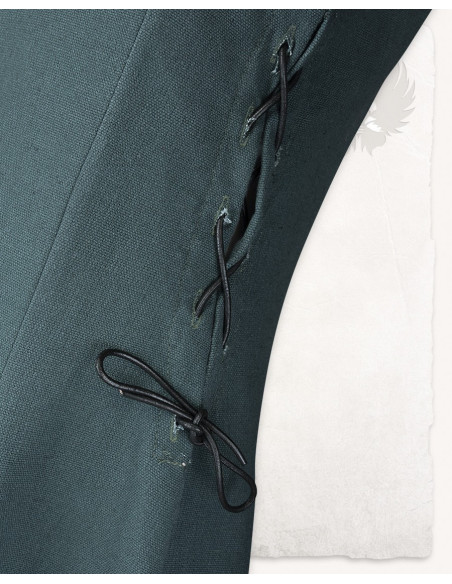 Robe médiévale en coton premium...