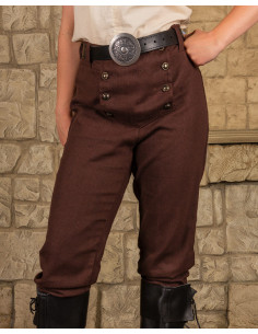 Pantalon médiéval de couleur marron modèle Pollard 2