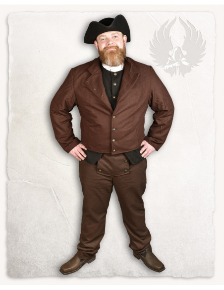 Pantalon médiéval de couleur marron...