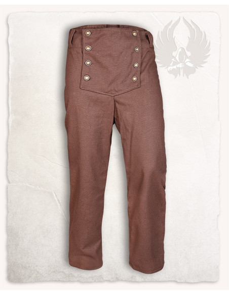 Pantalon médiéval de couleur marron...