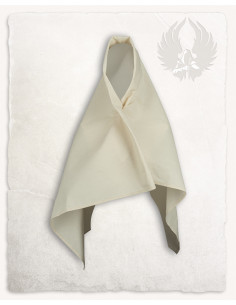 Echarpe paysanne modèle Emil, couleur crème 2