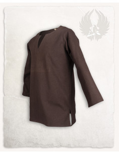 Tunique viking modèle Tronde, couleur marron 2