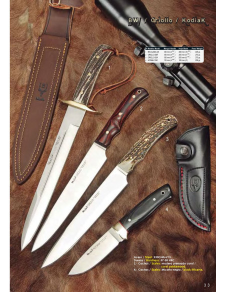 Couteau de chasse Criollo