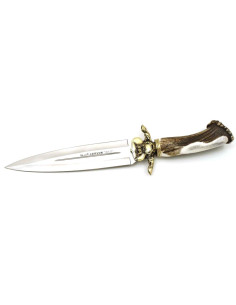 Couteau Cervus manche corne de cerf