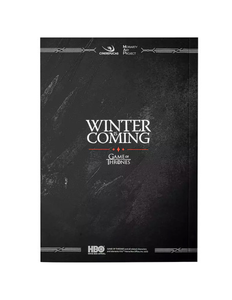 Carnet Game of Thrones Maison Stark...