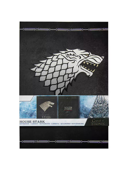Carnet Game of Thrones Maison Stark...